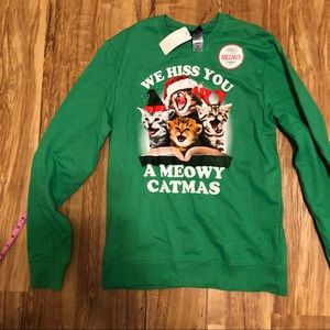 Cat Christmas Top/Sweater